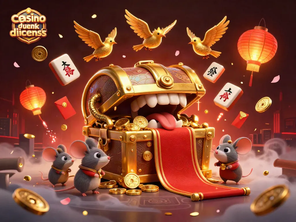 Spin and win effortlessly at casino uden dansk licens, featuring golden treasures and vibrant game elements.