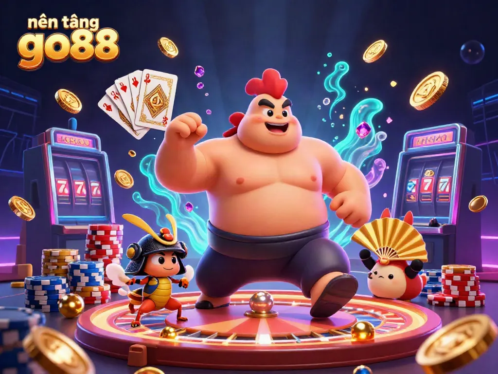 Engage in thrilling action with nền tảng go88 featuring vibrant characters and dynamic casino elements.
